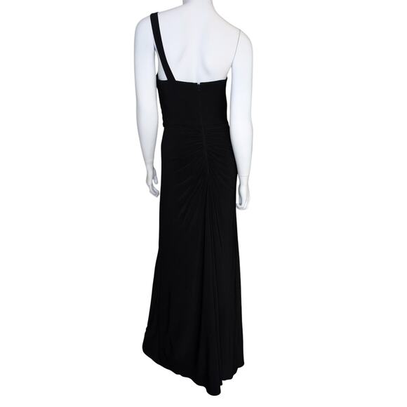 VTG Cache Beaded Evening Gown Ruched Gala Dress 8 Elegant Old Hollywood Glam - Picture 2 of 7